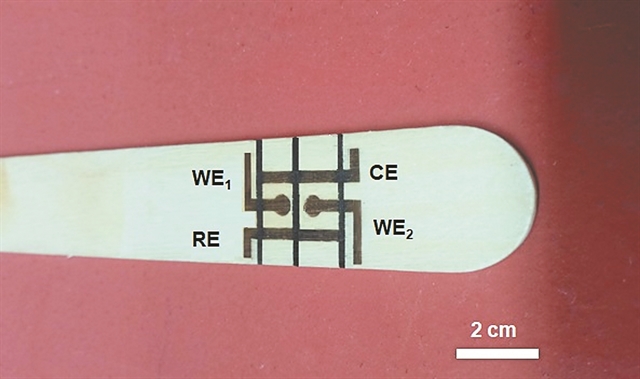 Ξύλινος «διαγνώστης» νόσων από το σάλιο