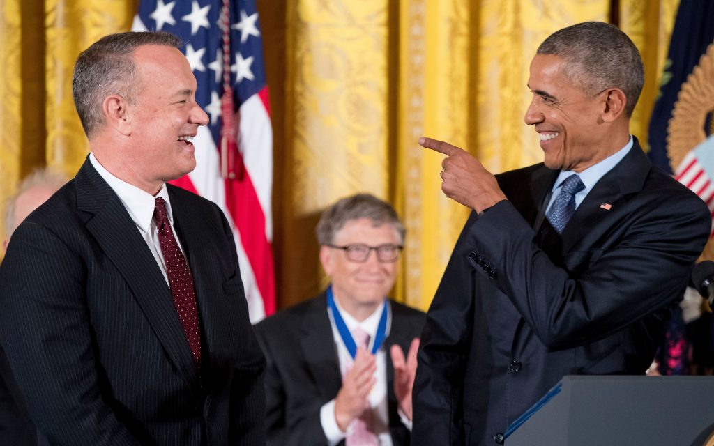 O Μπαράκ Ομπάμα, ο Τομ Χανκς και η Αντίπαρος