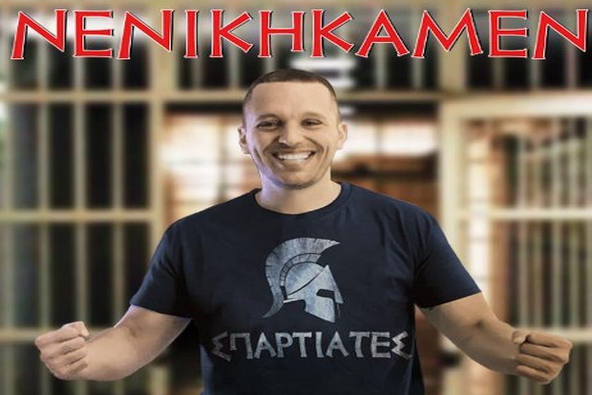 Η πρώτη αντίδραση Κασιδιάρη από τη φυλακή για τους «Σπαρτιάτες»