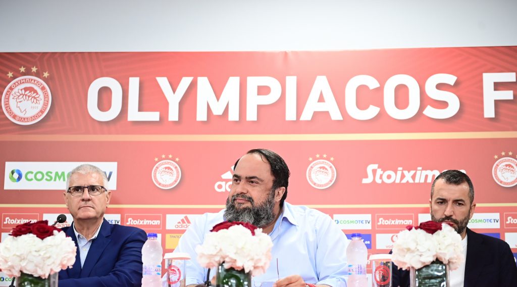 Ολυμπιακός: Live η παρουσίαση των Αντόνιο Κορδόν και Ντιέγκο Μαρτίνεθ