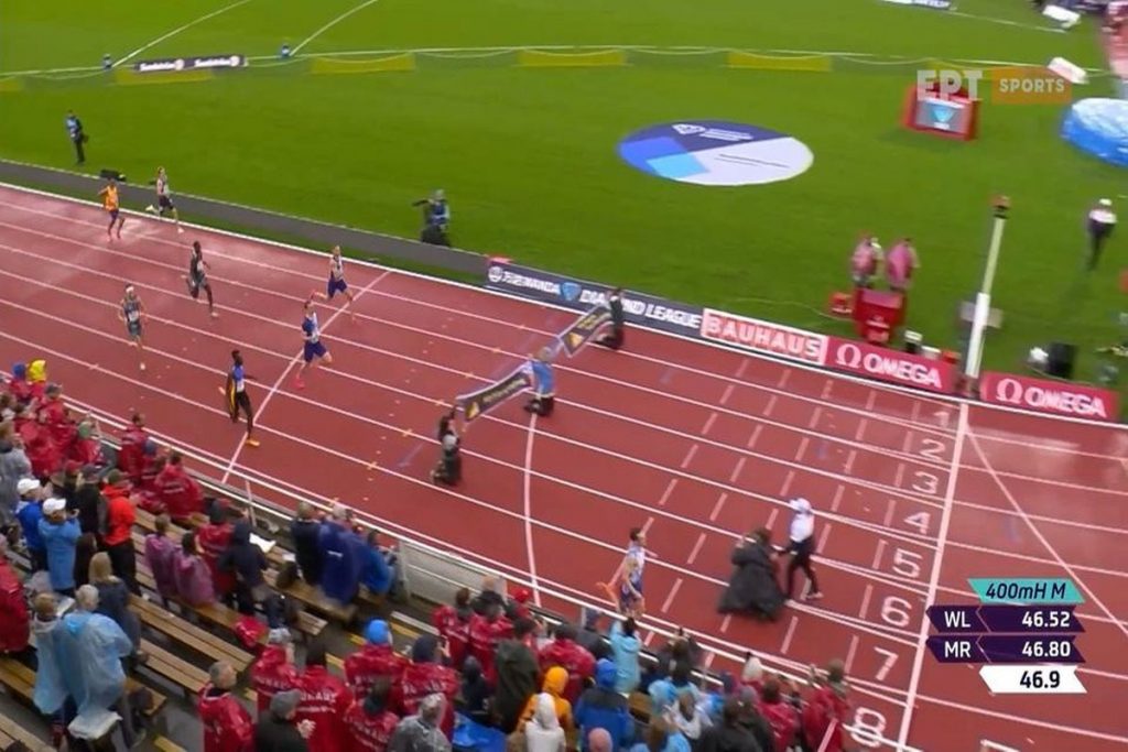 Diamond League: Διαδηλωτές έκατσαν μπροστά στον τερματισμό – Έπεσαν πάνω τους οι δρομείς