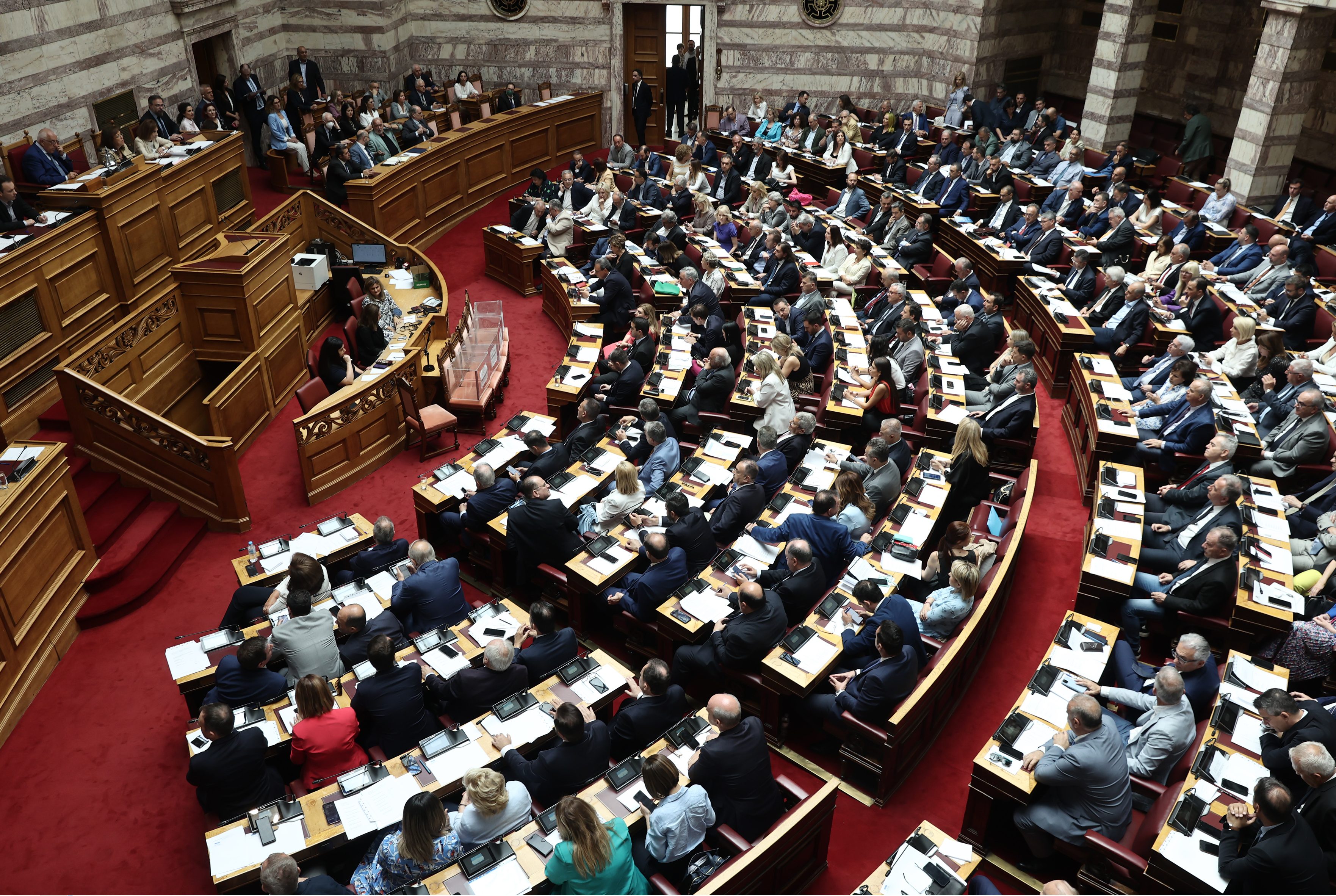 Χωρίς αντιπρόεδρο στη νέα Βουλή Νίκη, Σπαρτιάτες και Πλεύση Ελευθερίας