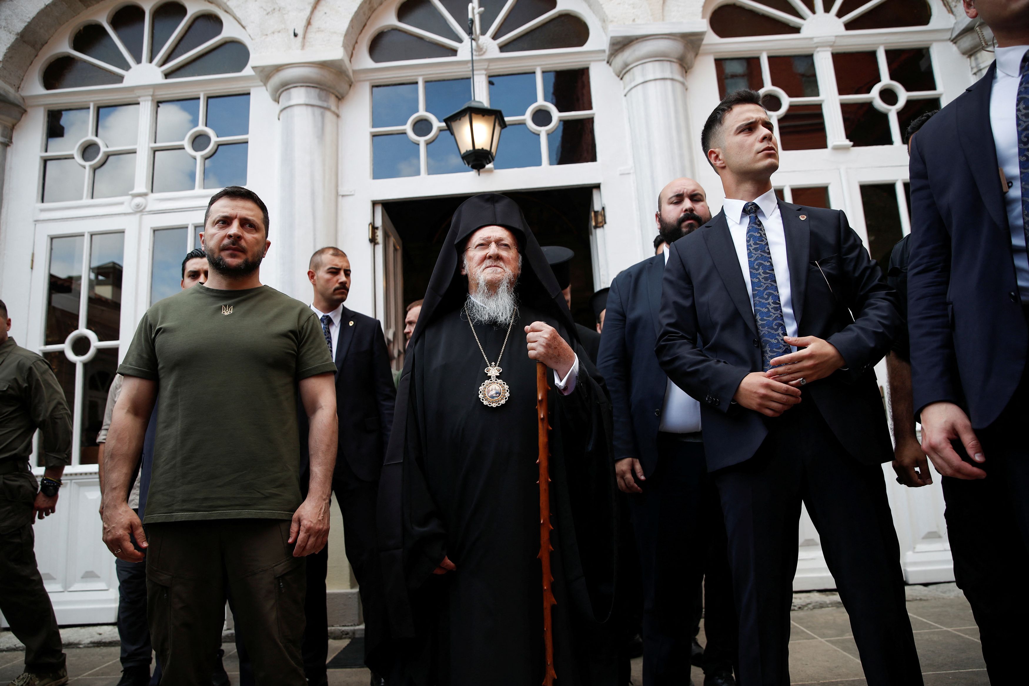 Στο Φανάρι ο Ζελένσκι – Συνάντηση με τον Οικουμενικό Πατριάρχη