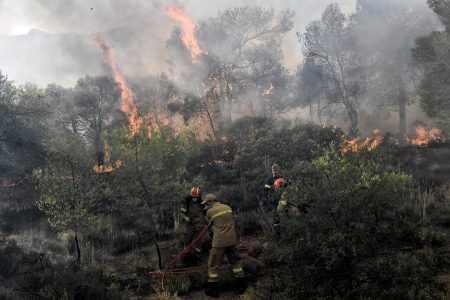 Καλλιάνος για φωτιά στον Κουβαρά: «Μέχρι και 8 μποφόρ οι ριπές των ανέμων»