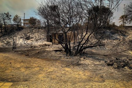 Ρόδος: Η φωτιά καίει σπίτια στο Ασκληπιείο – Εκκενώνονται 4 οικισμοί