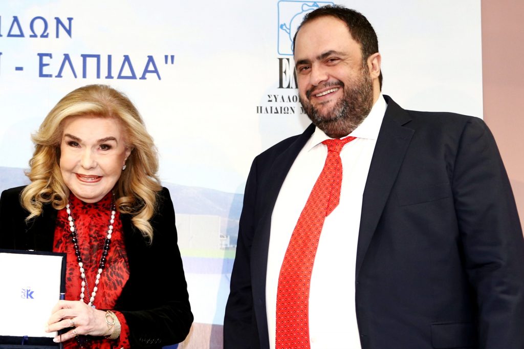 Μαρινάκης για Μαριάννα Βαρδινογιάννη: «Μια γυναίκα με μεγάλη καρδιά που έκανε τα αδύνατα δυνατά»