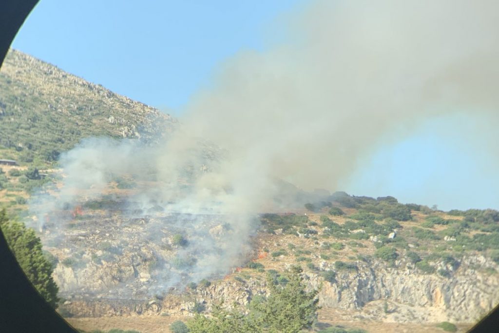 Φωτιά στο Μαρκόπουλο Κεφαλονιάς