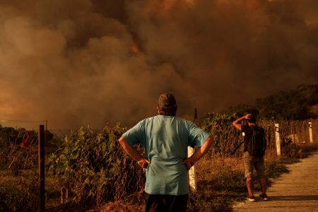Φωτιά στον Εβρο: Νέο 112 για εκκένωση της Λεπτοκαρυάς προς Σάπες