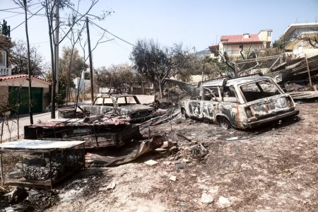 Φωτιά: Η Πάρνηθα μετρά τις πληγές της – Βιβλική καταστροφή – Η εικόνα σε Βοιωτία και Εβρο