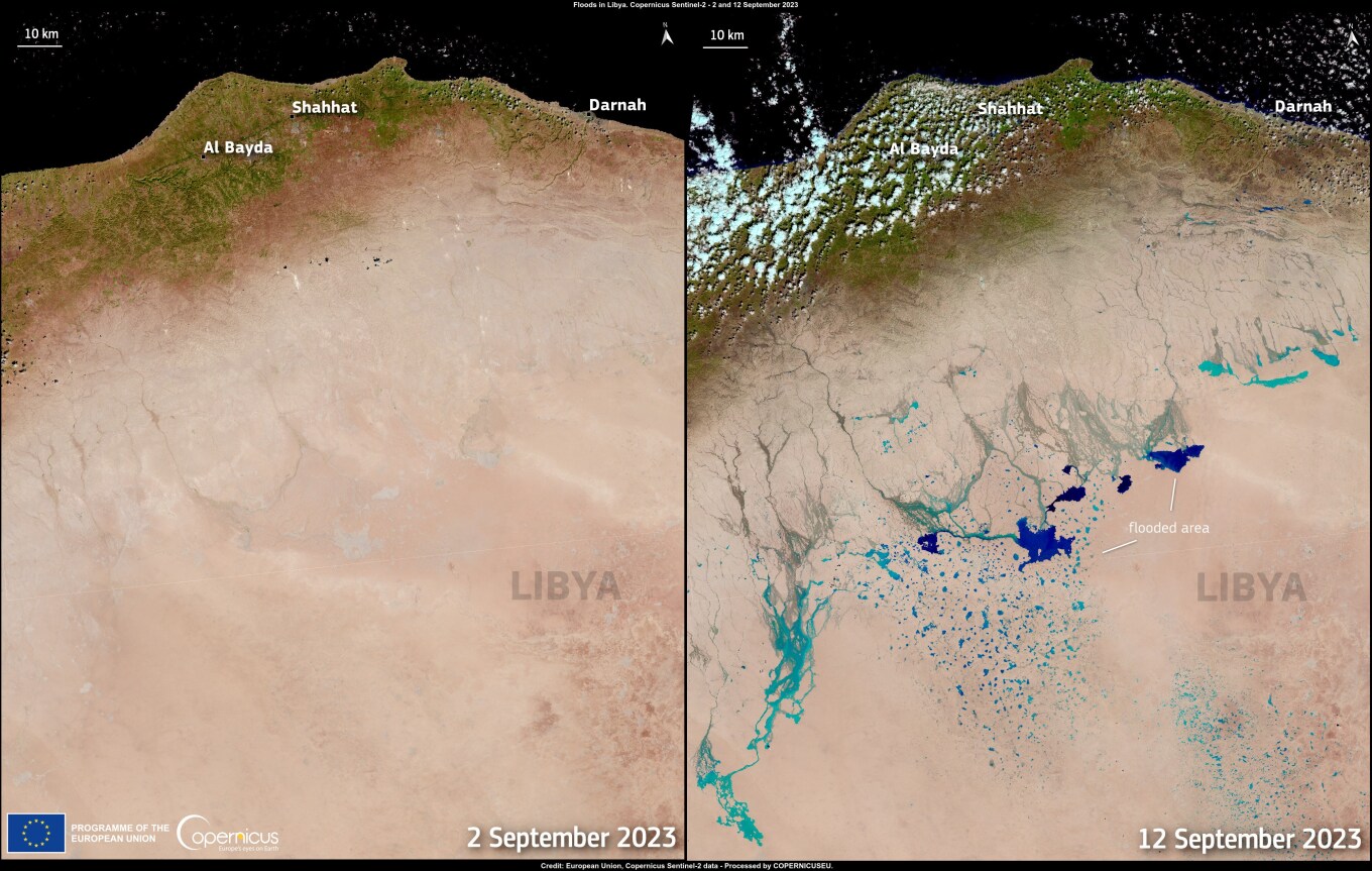 Λιβύη: Πλημμύρισε μέχρι και η Σαχάρα