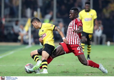 ΑΕΚ – Ολυμπιακός 1-1: Μονομαχία χωρίς νικητή στο πρώτο ντέρμπι