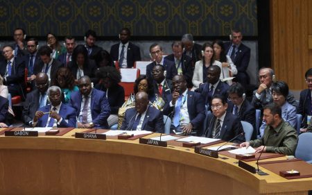 Ουκρανία: Ο Ζελένσκι καταγγέλει την «εγκληματική επιθετικότητα» της Ρωσίας στον ΟΗΕ