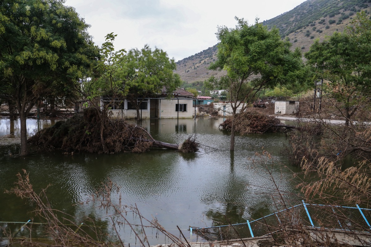 Κακοκαιρία Elias: Μήνυμα 112 στο Σωτήριο Λάρισας λόγω πλημμυρικών φαινομένων