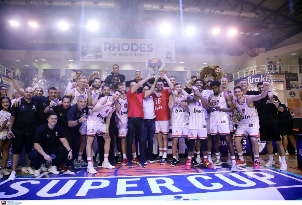 Ολυμπιακός: Κέρδισε εμφατικά τον Παναθηναϊκό με 75-51 και κατέκτησε το Super Cup