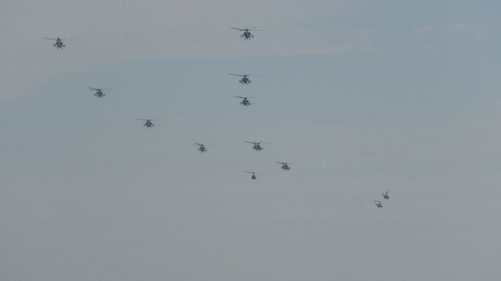 Αεροπορία Στρατού: Μαζικά στον αέρα Apache, Kiowa και Huey – Δείτε βίντεο