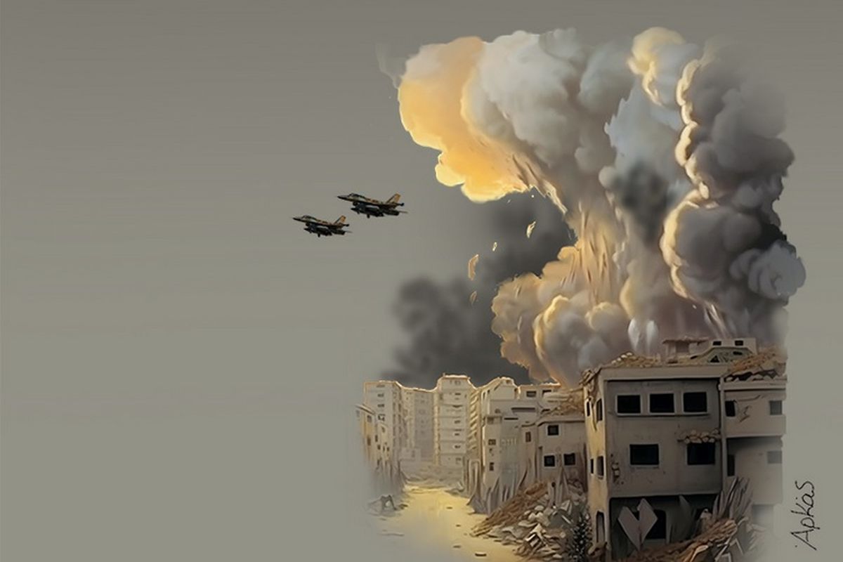Αρκάς: Το σκίτσο για τον πόλεμο στο Ισραήλ