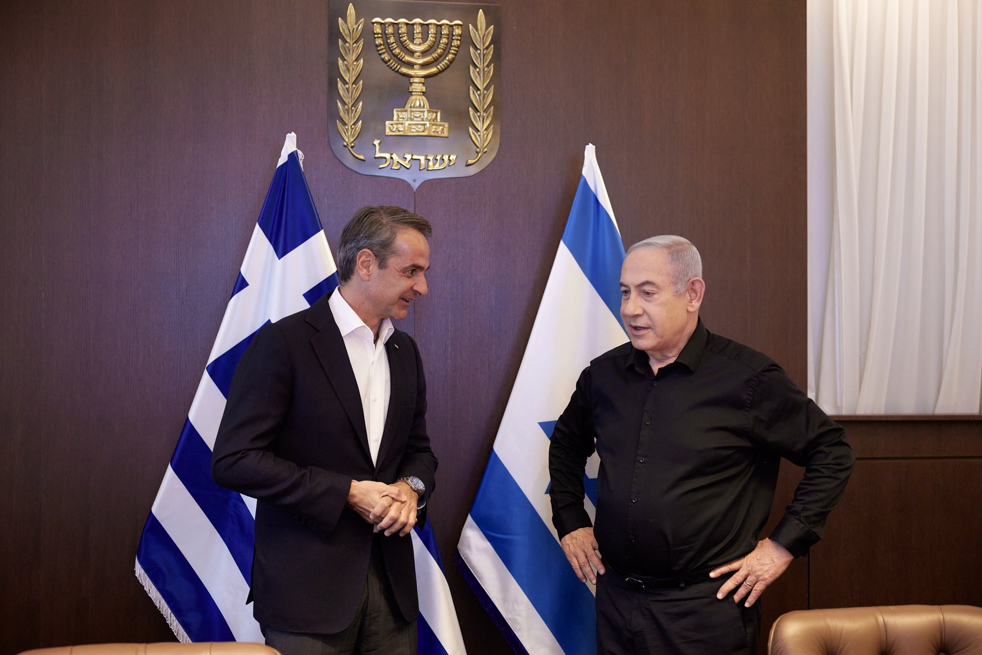Μητσοτάκης σε Νετανιάχου: Μπορείτε να υπολογίζετε στην υποστήριξή μας, τη βοήθειά μας Μητσοτάκης σε Νετανιάχου: Μπορείτε να υπολογίζετε στην υποστήριξή μας, τη βοήθειά μας