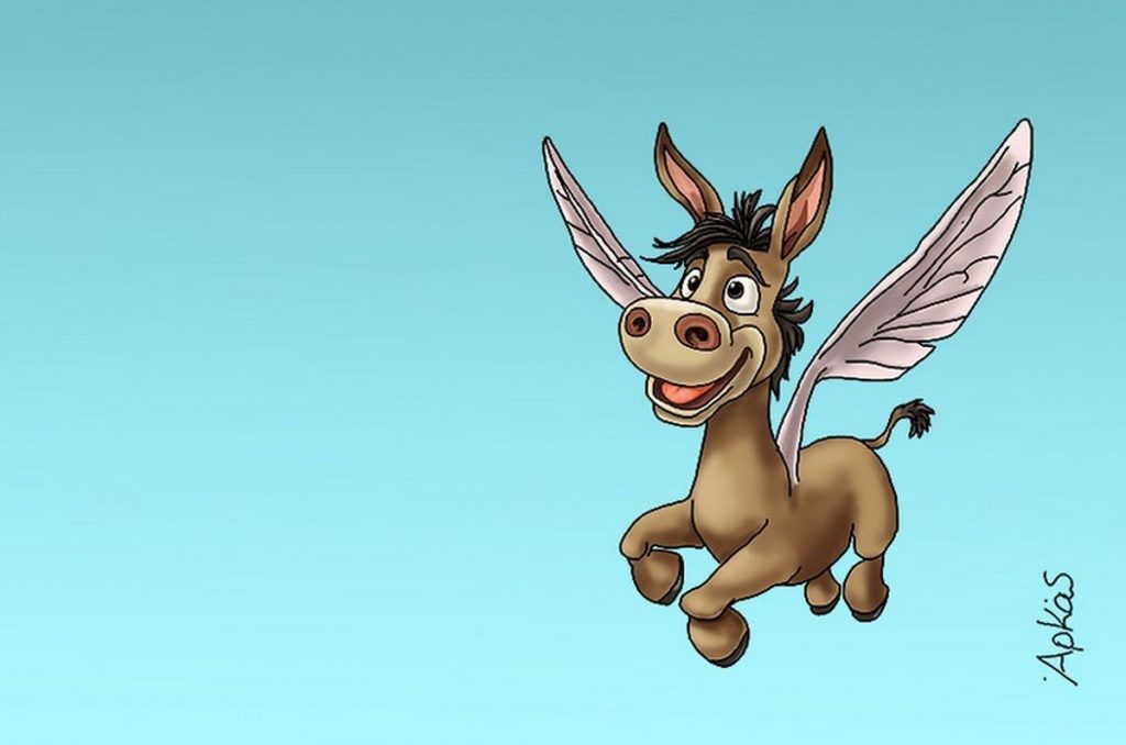 Αρκάς: Το σκίτσο για τον ΣΥΡΙΖΑ με τον γάιδαρο που πετάει