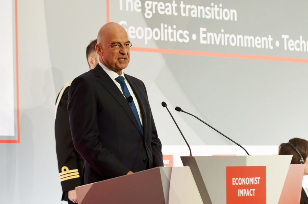 Τηλεφωνική επικοινωνία Ν. Δένδια με τον Ουκρανό ομόλογο του