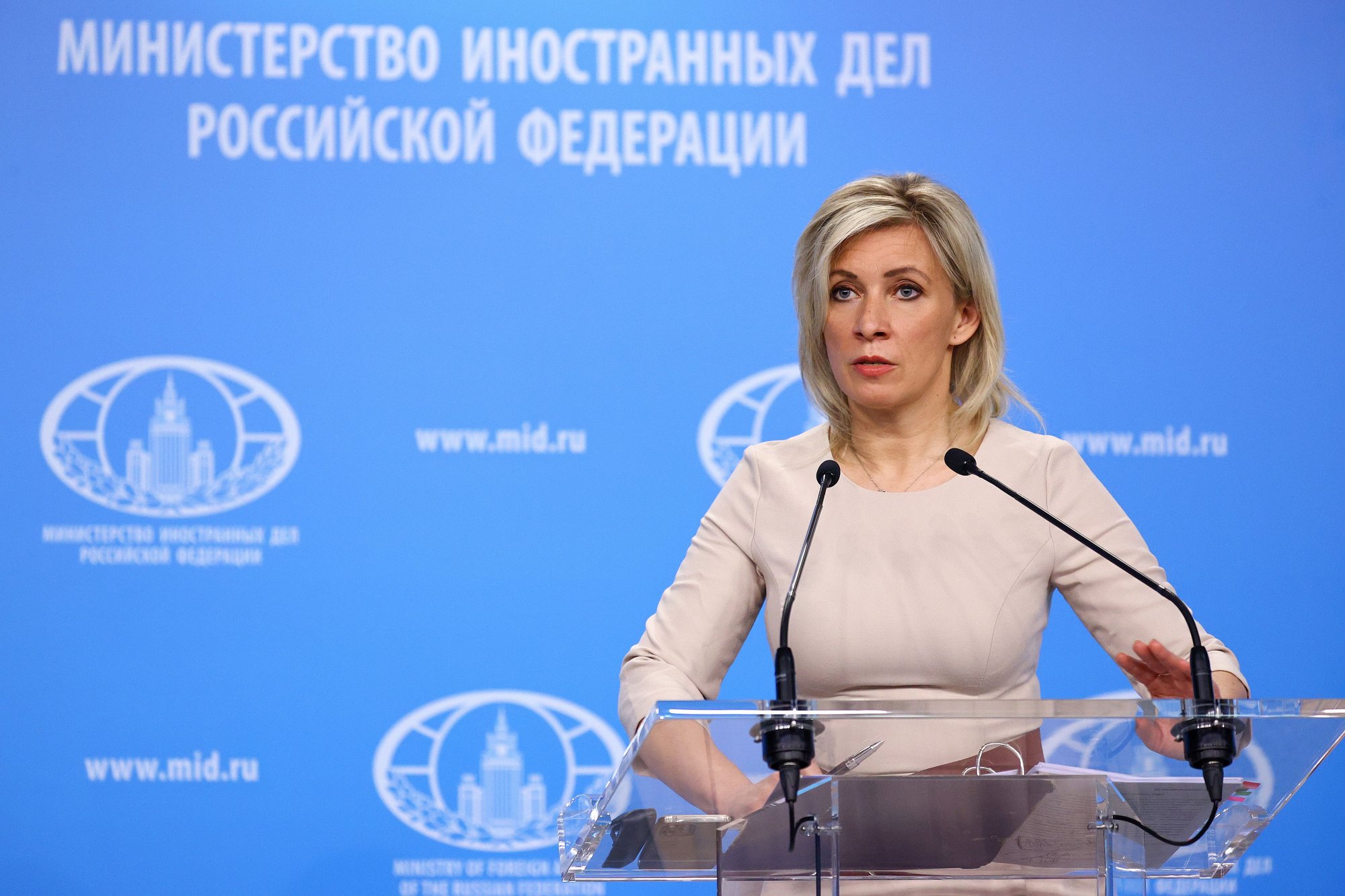 Ζαχάροβα: Οι δορυφόροι της SpaceX αποτελούν θεμιτούς στόχους Ζαχάροβα: Οι δορυφόροι της SpaceX αποτελούν θεμιτούς στόχους