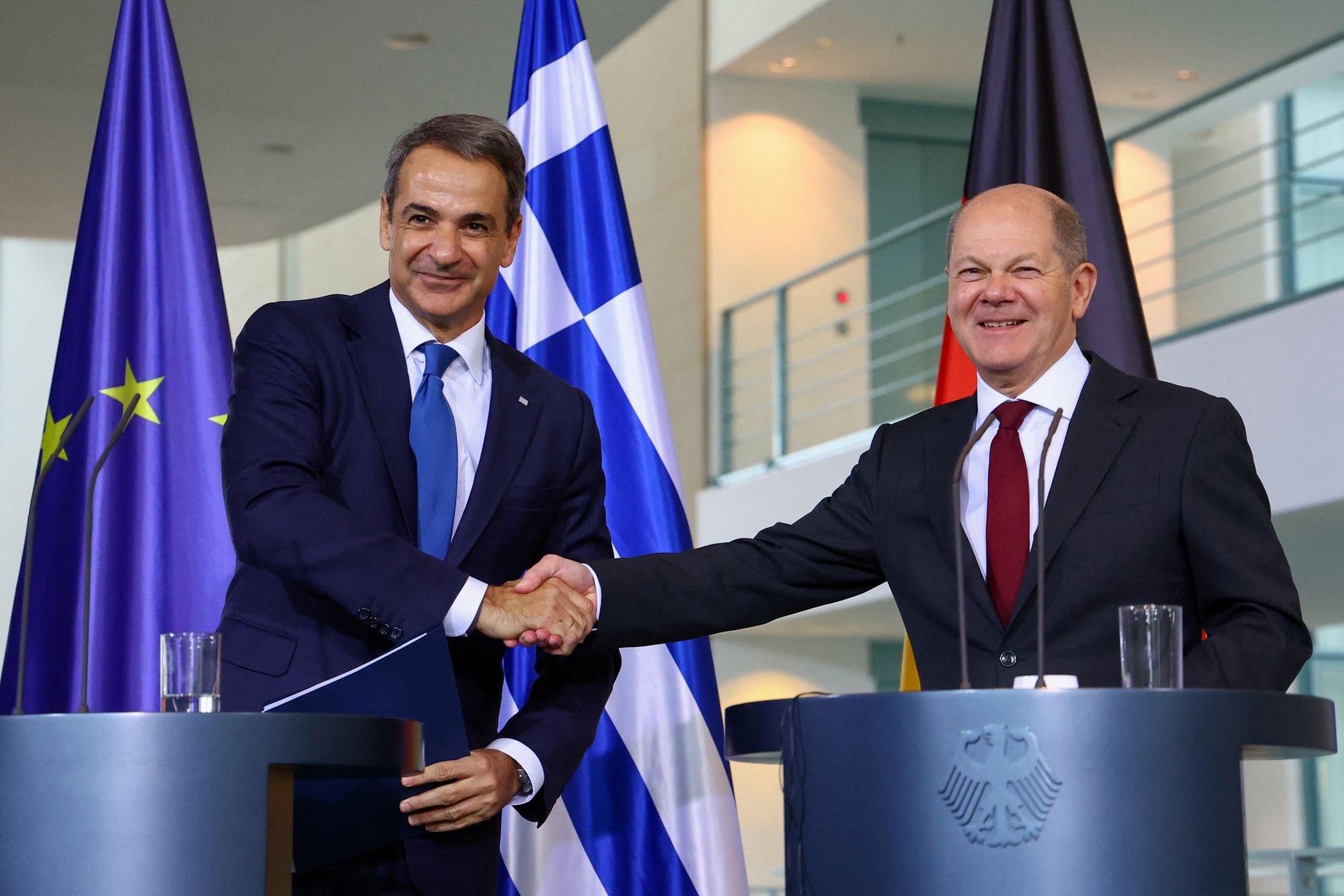 Μητσοτάκης – Σολτς: Τι είπαν για Χαμάς, Ισραήλ, μεταναστευτικό, ενέργεια – Τι συμφώνησαν