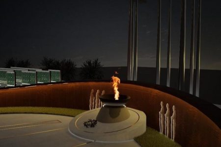 Το νέο μνημείο Αθανάτων με τη φλόγα που θα καίει 24 ώρες
