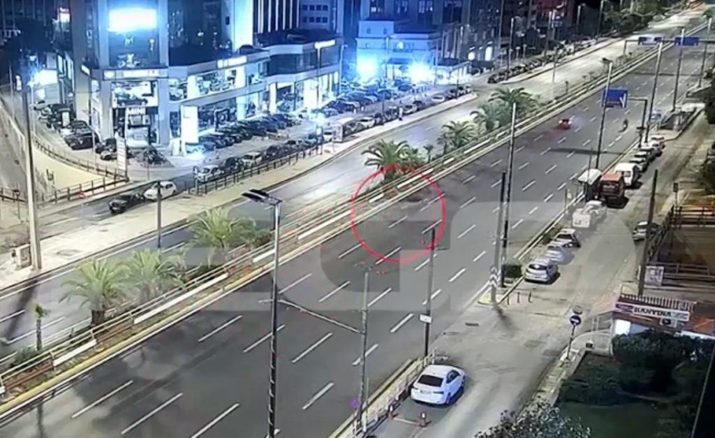 Λεωφόρος Συγγρού: Βίντεο ντοκουμέντο από το τροχαίο δυστύχημα
