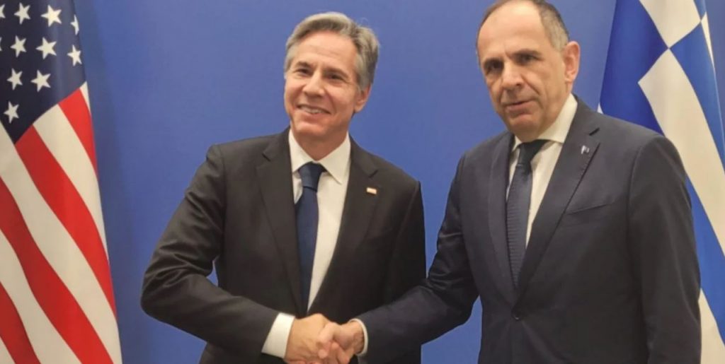 Αριστες οι σχέσεις Ελλάδας – ΗΠΑ επιβεβαίωσαν Μπλίνκεν – Γεραπετρίτης