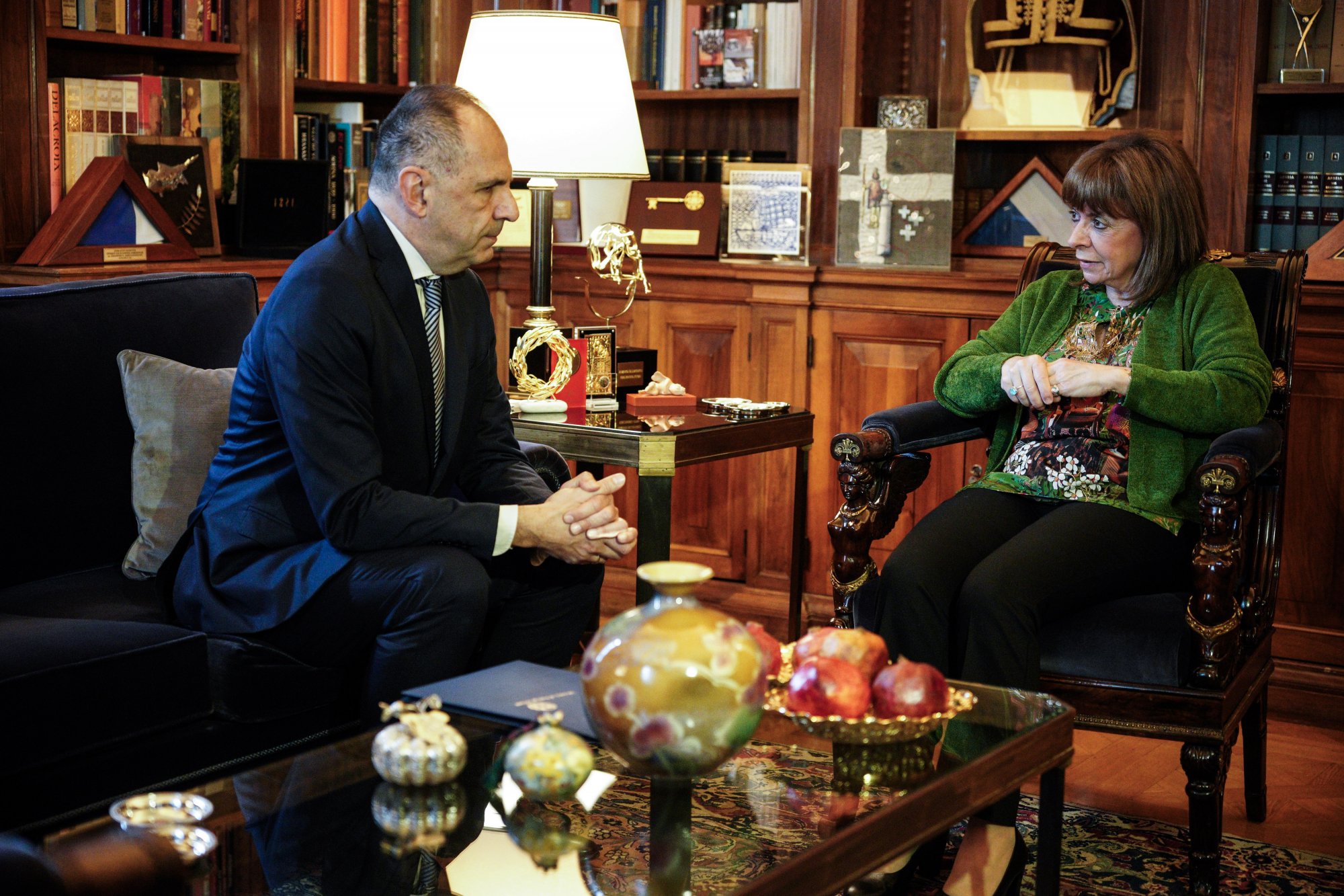 Ενημέρωση της ΠτΔ από τον Γ. Γεραπετρίτη για την επίσκεψη Ερντογάν