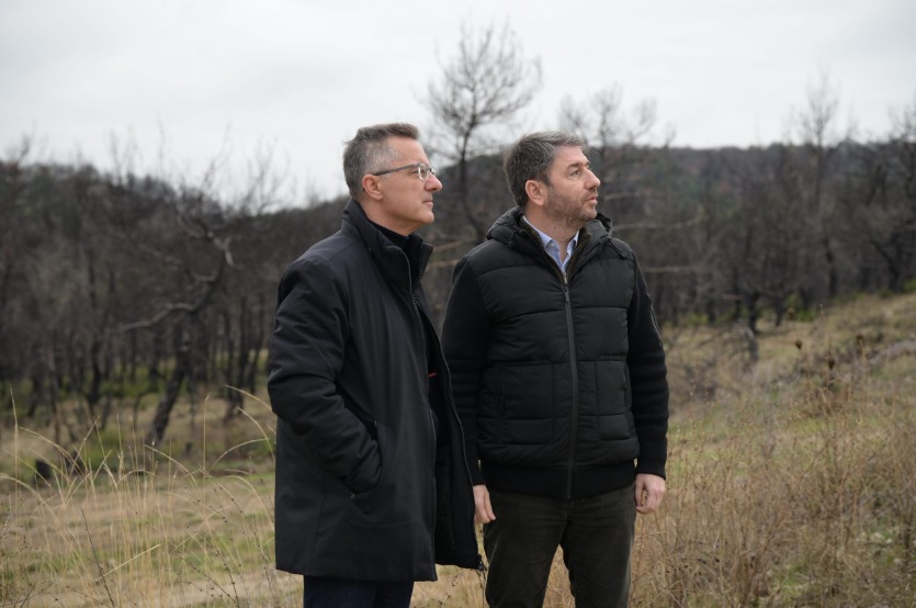 Ανδρουλάκης από δάσος Δαδιάς: «Η κλιματική αλλαγή δεν μπορεί να είναι συνεχές άλλοθι»