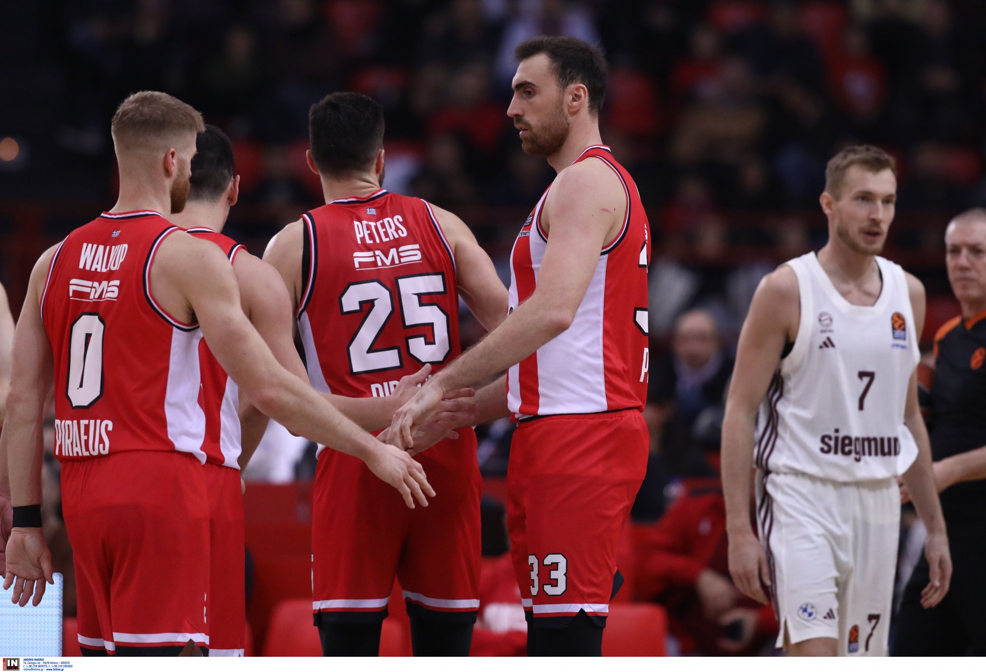 Ολυμπιακός-Μπάγερν Μονάχου 77-69: Σημαντική εντός έδρας νίκη για τους «ερυθρόλευκους»