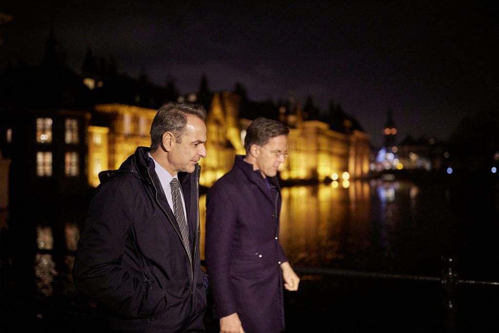 Μητσοτάκης- Ρούτε: Ουκρανία, δημοσιονομικό πλαίσιο και διεύρυνση της ΕΕ στην ατζέντα της συνάντησης τους