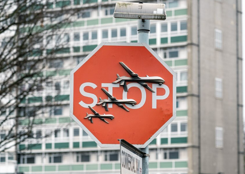 Η αστυνομία ερευνά την κλοπή της πινακίδας του Banksy στο Λονδίνο