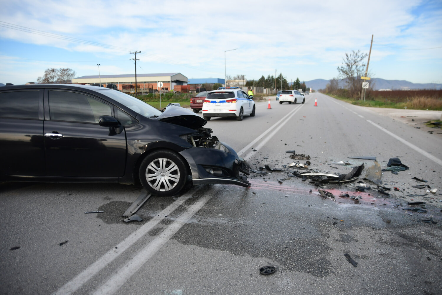 Λάρισα: Νεκρός 22χρονος σε τροχαίο την παραμονή των Χριστουγέννων