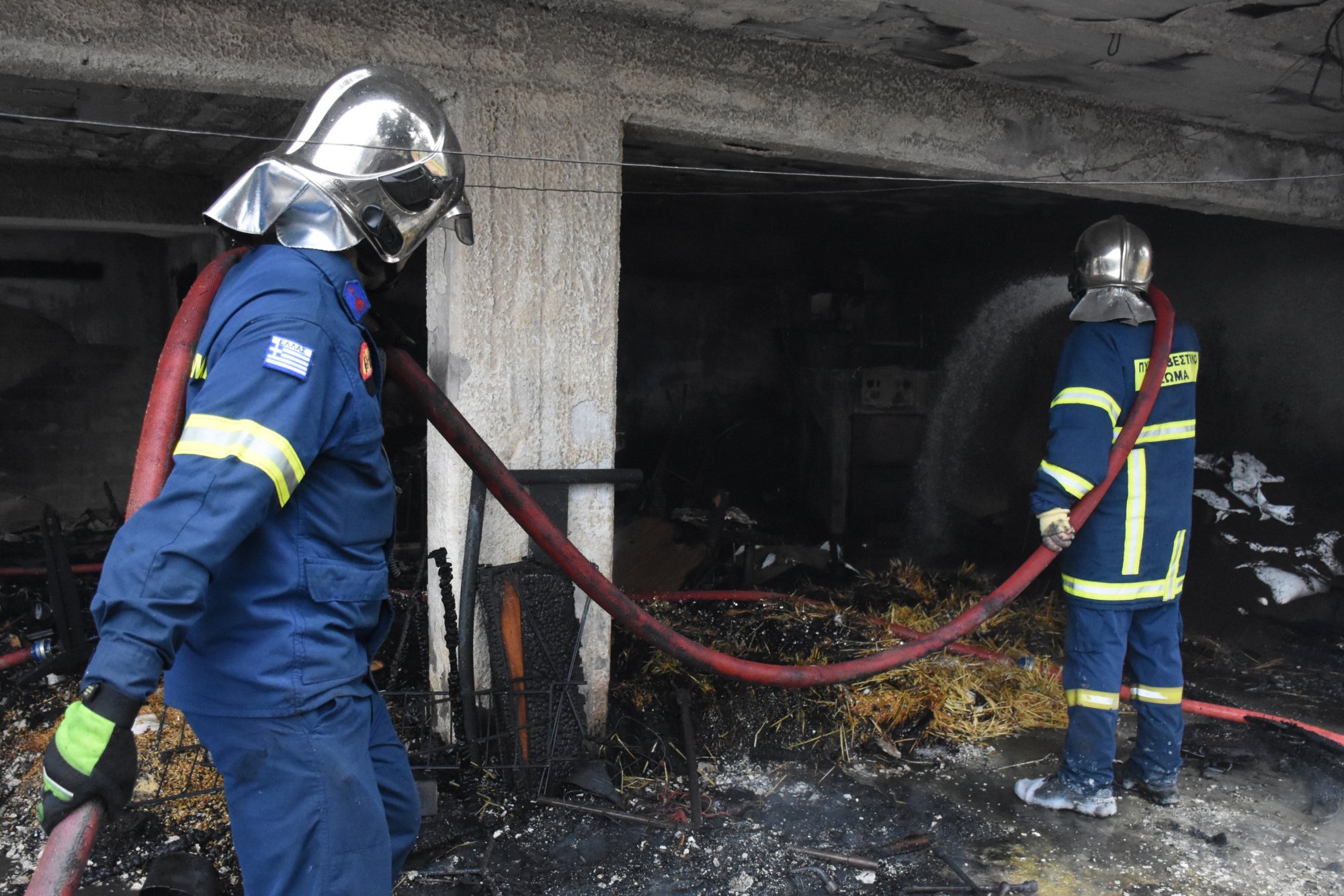 Κυψέλη: Καμένη σορός εντοπίστηκε σε κατάσβεση φωτιάς
