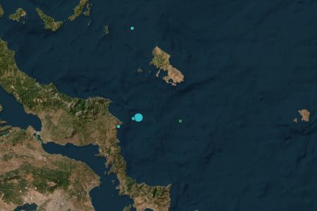 Σεισμός τώρα στην Κύμη – Αισθητός στην Αττική