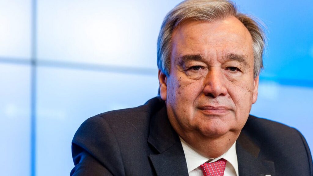 Γκουτέρες: «Απαράδεκτη» η απόρριψη της λύσης των δύο κρατών από το Ισραήλ