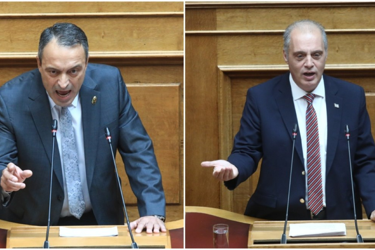 Βουλή: «Έβγαλαν μαχαίρια» Στίγκας και Βελόπουλος Βουλή: «Έβγαλαν μαχαίρια» Στίγκας και Βελόπουλος