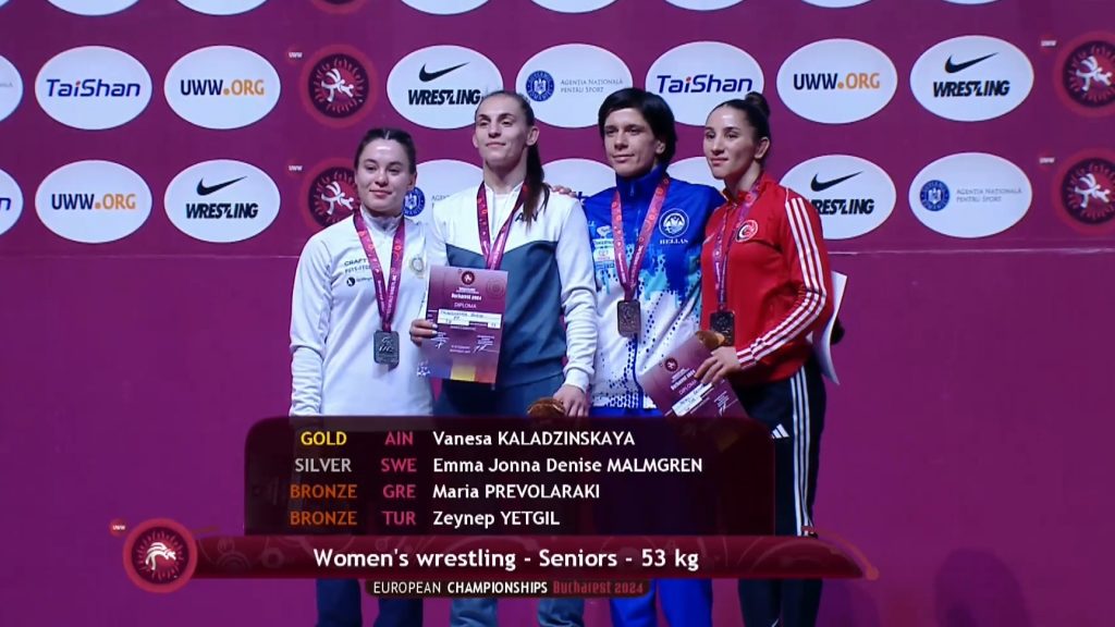 «Χάλκινη» η Πρεβολαράκη στο Ευρωπαϊκό πάλης