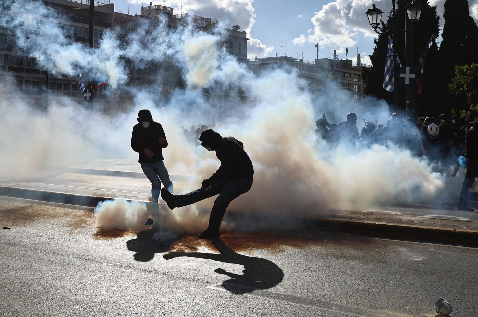 Ιδιωτικά ΑΕΙ: Επεισόδια με χημικά στο συλλαλητήριο