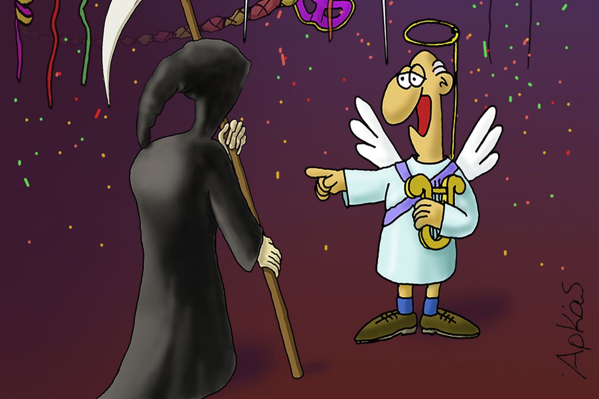 Αρκάς: Ο χάρος και η συνομιλία με τον άγγελο