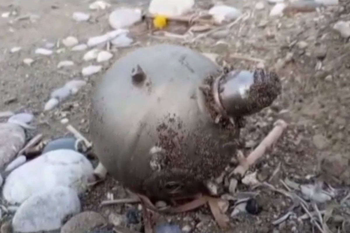 Ρόδος: Ξεβράστηκε νάρκη από την Ουκρανία