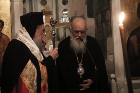 O εορτασμός της Κυριακής της Ορθοδοξίας στην Ιερά Μονή Πετράκη