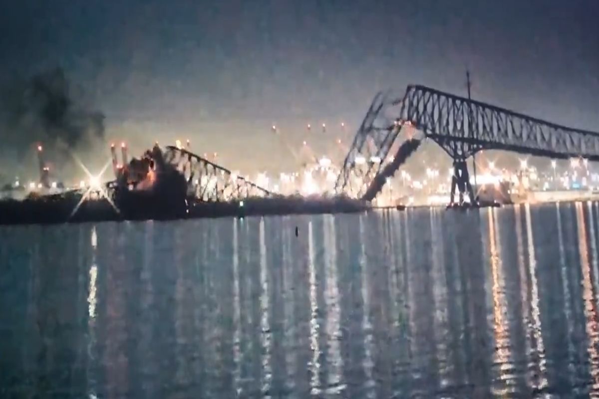 Επεσε γέφυρα στη Βαλτιμόρη – Σοκαριστικό βίντεο