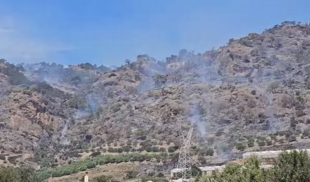 Λασίθι: Χωρίς ενεργό μέτωπο η πυρκαγιά