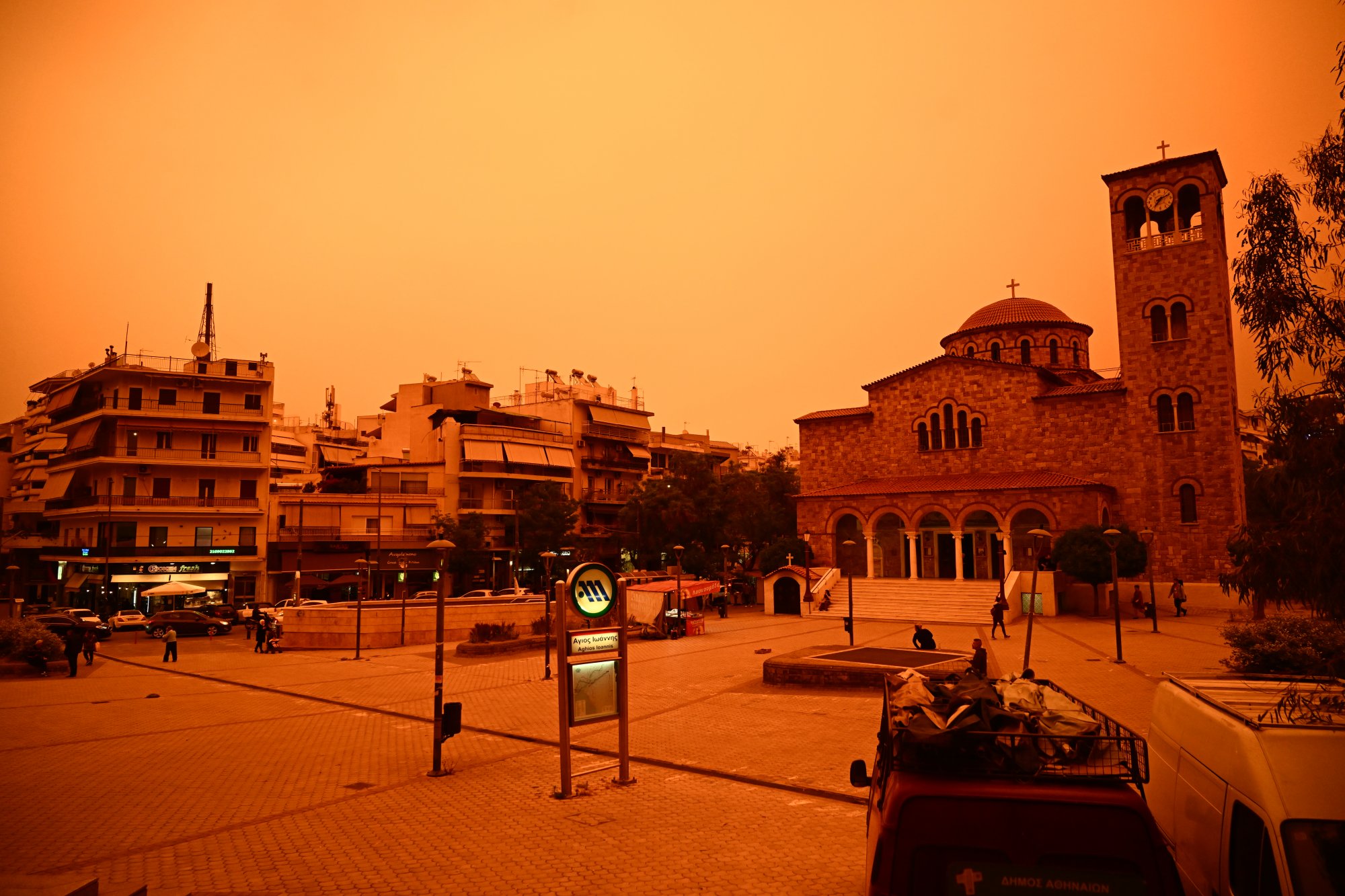 Minerva red: Δορυφορική εικόνα από την εισβολή της αφρικανικής σκόνης στην Ελλάδα
