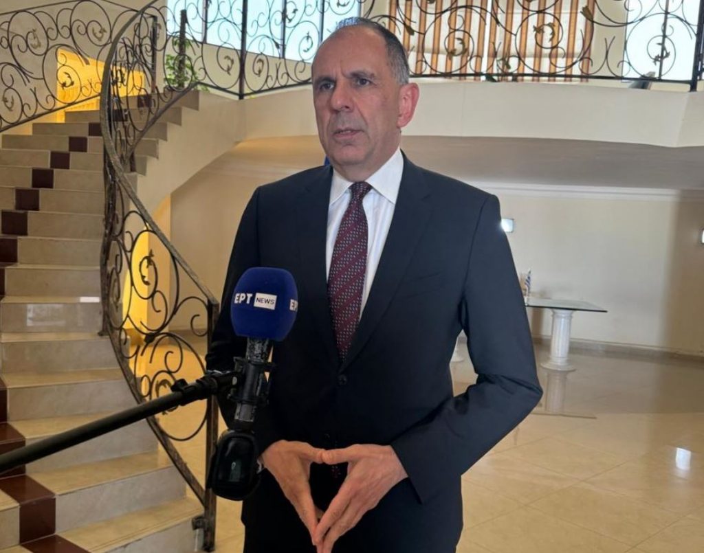 Γεραπετρίτης: Ευρώπη και αραβικές χώρες να συνεργαστούν για ειρήνευση στη Μ. Ανατολή