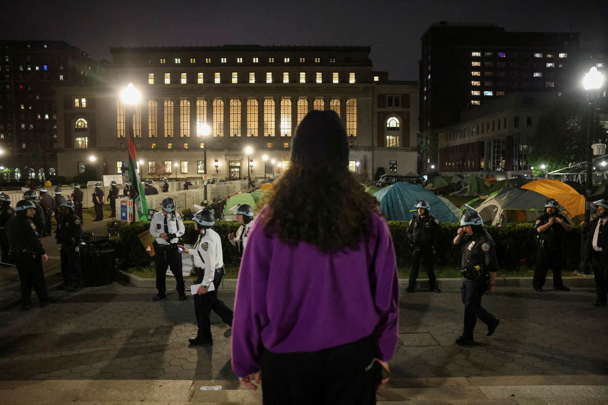 Φοιτήτρια του Columbia μιλά στο «ΒΗΜΑ»: Δεν πρόκειται να το βάλουμε κάτω