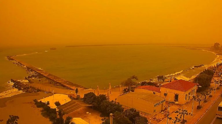 «Πνίγεται» από τη σκόνη η Κρήτη – Τι πρέπει να κάνουν οι πολίτες