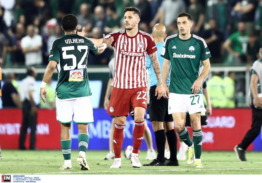 Πολύ σκληρός για να βγει εκτός Ευρώπης ο Ολυμπιακός, 2-2 με τον Παναθηναϊκό στη Λεωφόρο